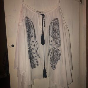 Off the shoulder blouse